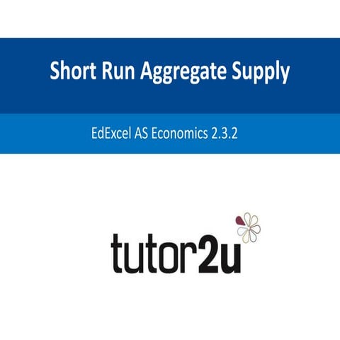 Short run aggregate_supply