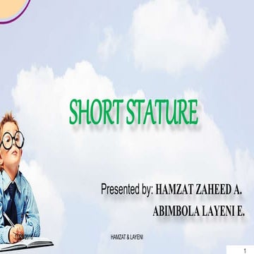 Short stature | PPTX