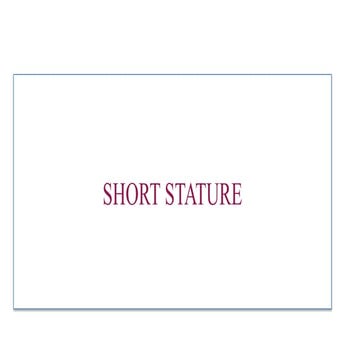 Comprehensive Evaluation and Management of Short Stature and Precocious ...