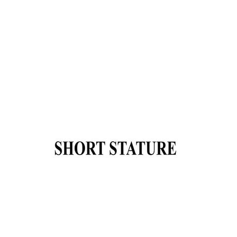 Basic approach on short stature in children | PPTX