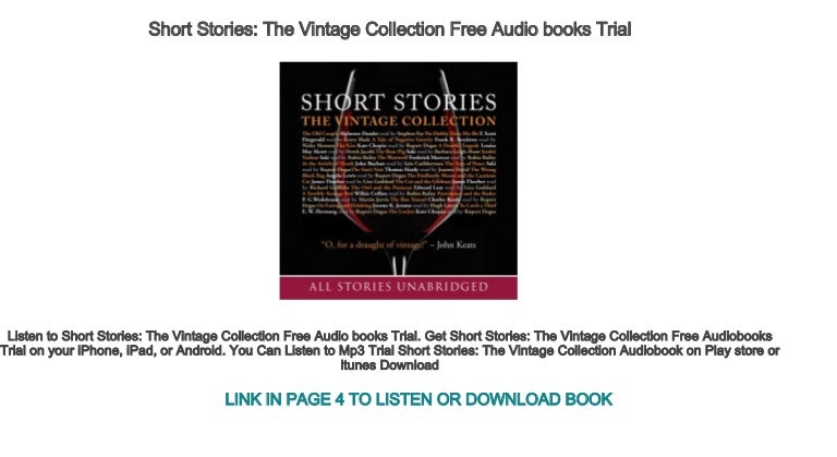 Vintage Collection Free Audio books Trial