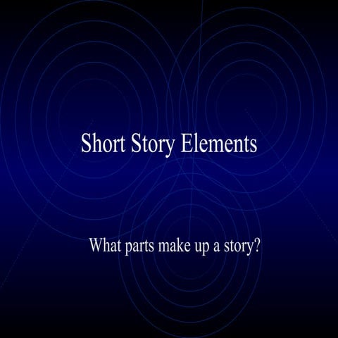 Short Story Elements Fjc