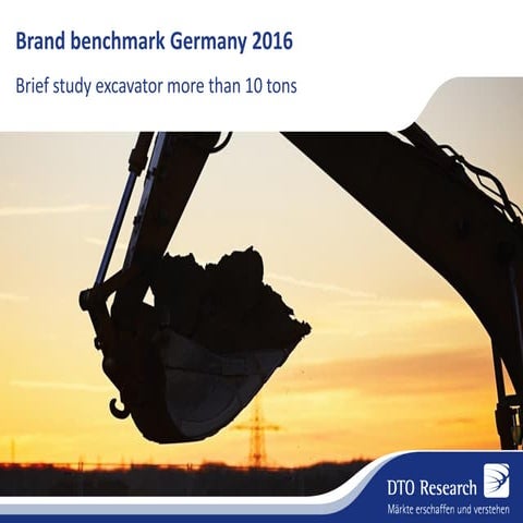 Short study brand benchmark excavator germany 2016 - www.machinery-research.de