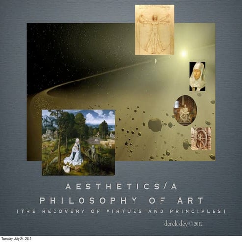  aesthetics:a philosophy of art / the recovery of virtues and principles -int...
