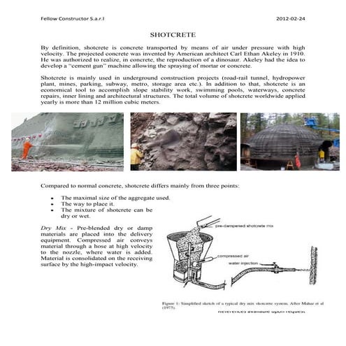 Shotcrete