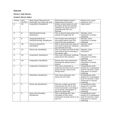 Game script analysis | PPTX