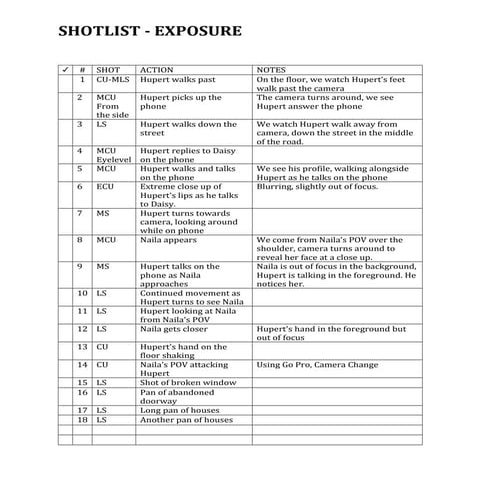 Film script | PPTX