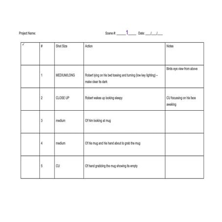 First draft script | PDF
