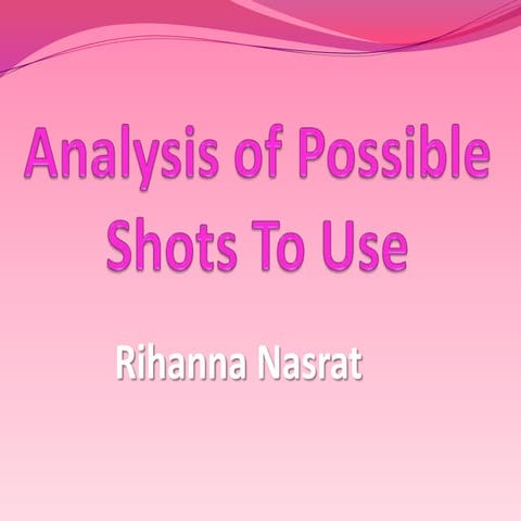 Possible Shots- Power Point x