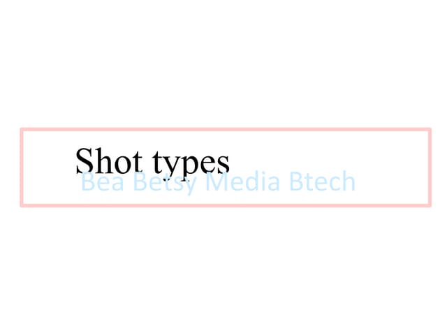 Shot types