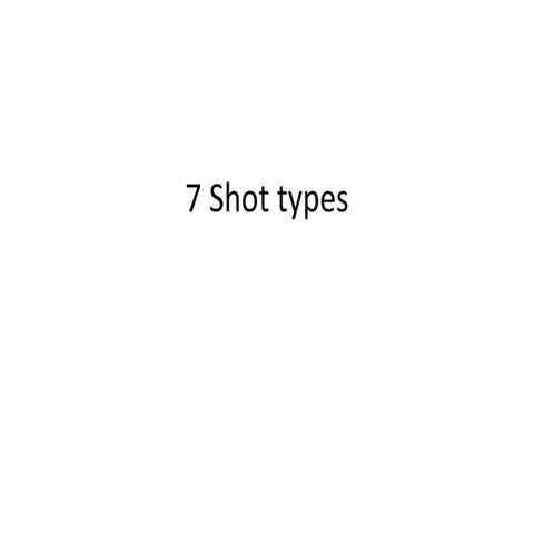 Media studies angle shots | PPTX