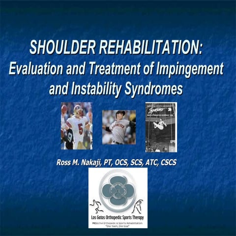 Shoulder Sjsu Rehab