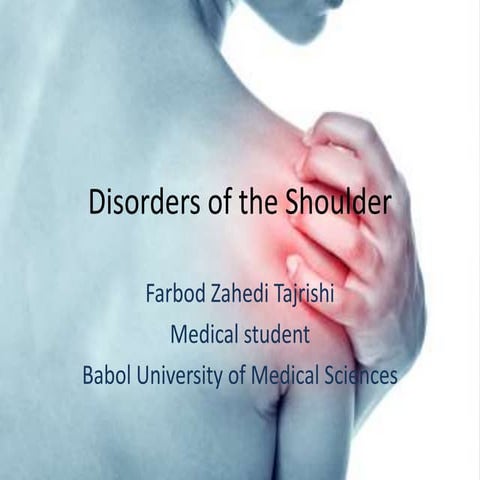 Shoulder Disorders