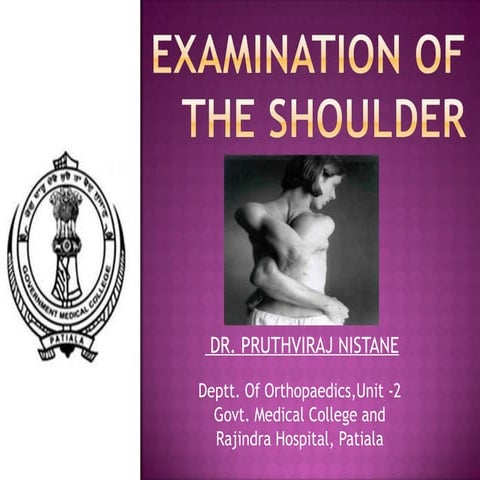 Shoulder examionation