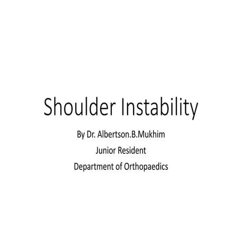 Shoulder instability-1.pptx
