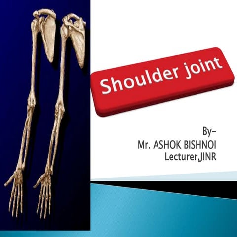ppt on Shoulder joint