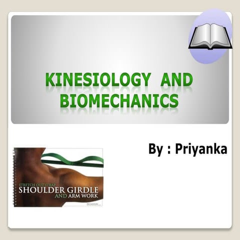 Kinesiology and Biomechanics: Shoulder joint