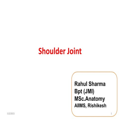 Shoulder joint