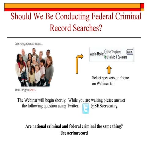 Should I Be Conducting Federal Criminal Searches?
