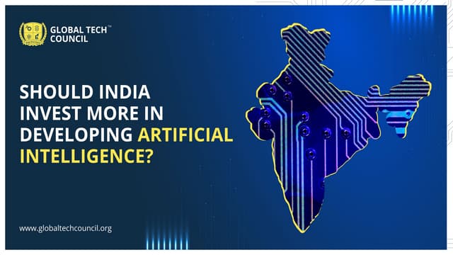 Should india invest more in developing artificial intelligence 