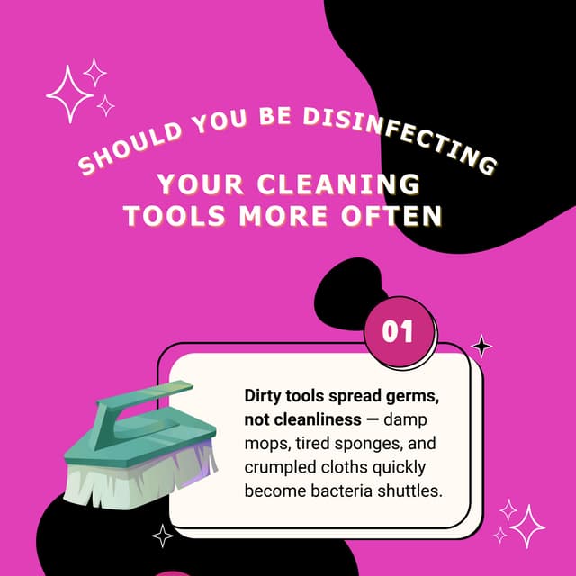Should You Be Disinfecting Your Cleaning Tools More Often With Cleaning ...