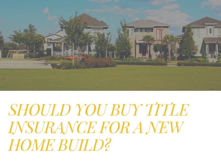 do i need to buy title insurance