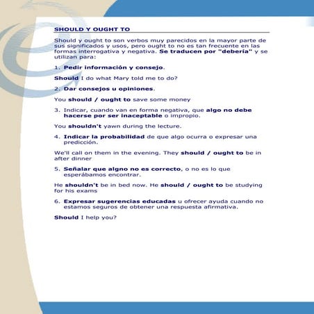 Should y ought to | PDF