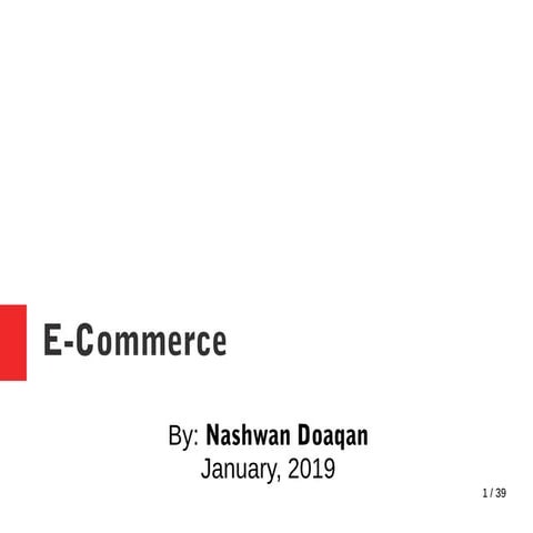E-Commerce