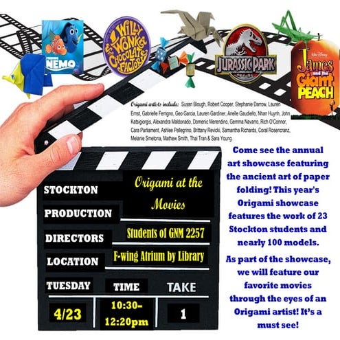 Origami Showcase 2015 at Stockton University | PDF