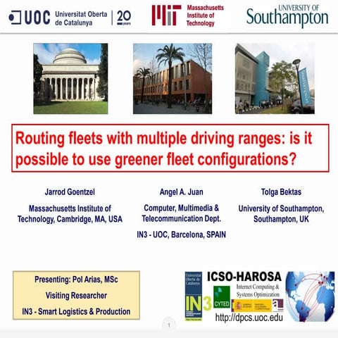 Routing Fleets with Multiple Driving Ranges: is it possible to use greener fl...