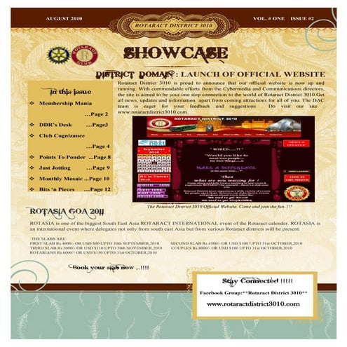 Showcase august 2010