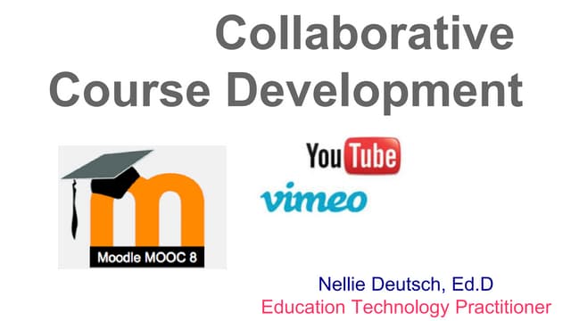 Showcasing Moodle MOOC 8