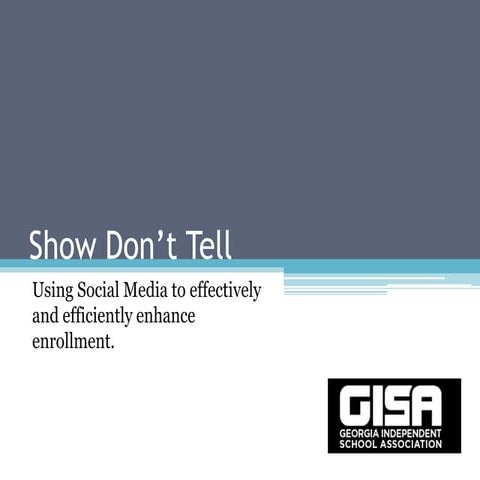 Show Don’T Tell Presentation 11912