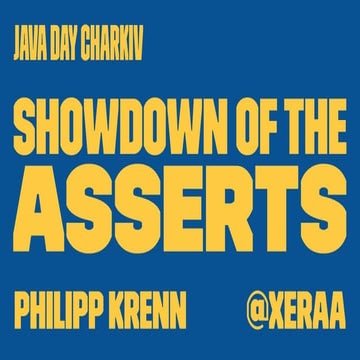 Showdown of the Asserts by Philipp Krenn