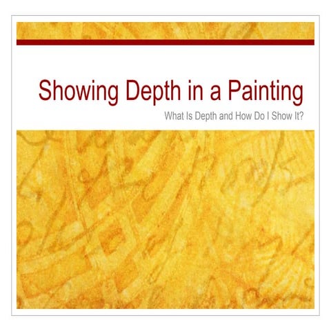 Showing depth | PPTX