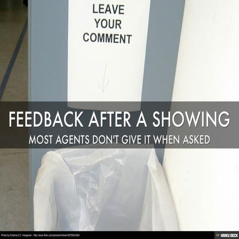Showing Feedback