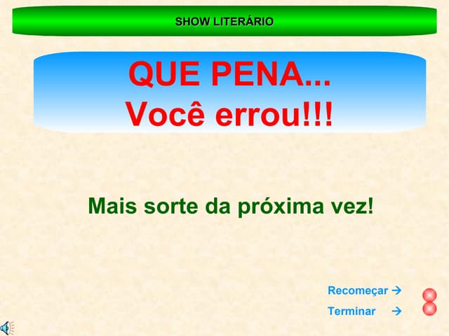 Show literário