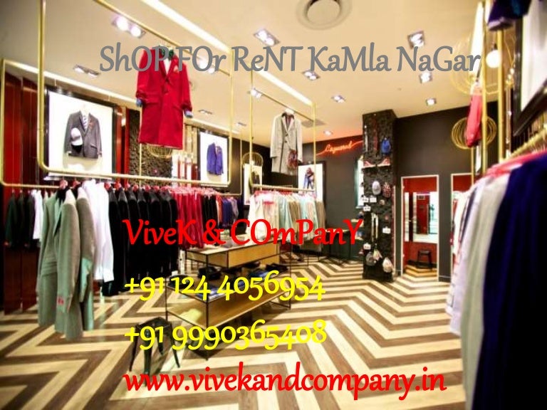 Showroom for Rent Kamla Nagar Delhi