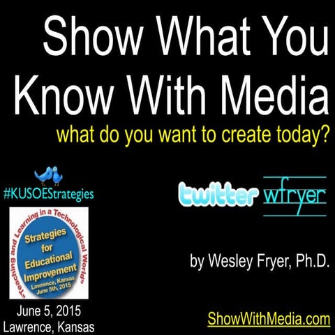 Show What You Know With Media (June 2015)