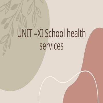 SHP school health programme in india imp | PPTX