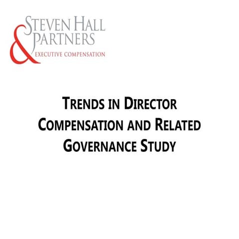 Trends in Director Compensation (2015)