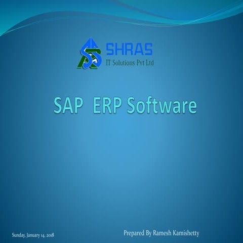 SAP MM Presentation