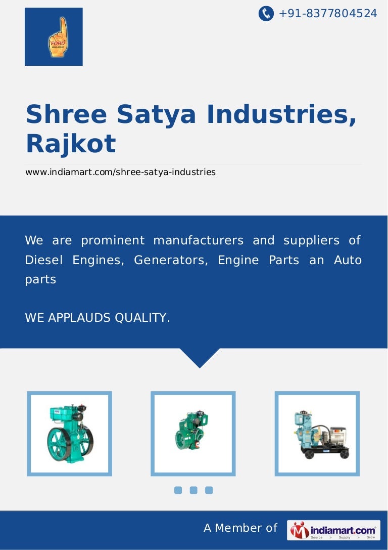 Shree Satya Industries, Rajkot, Lister Diesel Engine