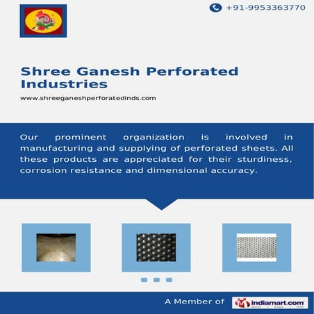 Shree Ganesh Perforated Industries, Mumbai, Perforated Sheets & Coils