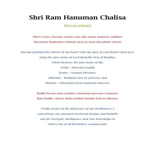 Hanuman Chalisa