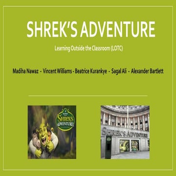 Shrek's ad lotc 7c ppt