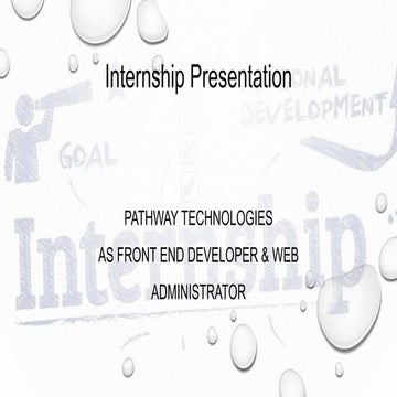 internship Presentation