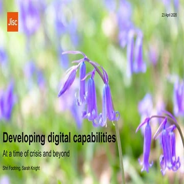 Equipping students for the digital workplace: embedding digital capabilities ...
