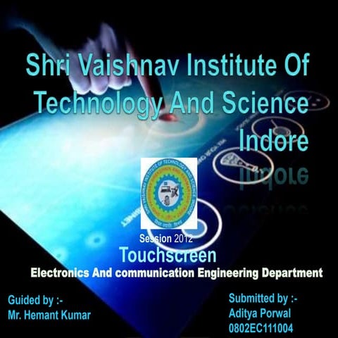 Touchscreen-MOBILE TECHNOLOGY