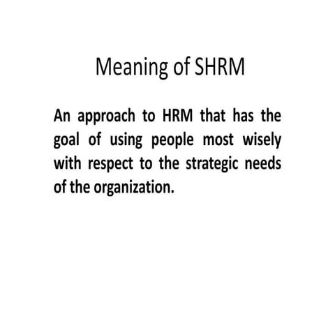 Shrm notes